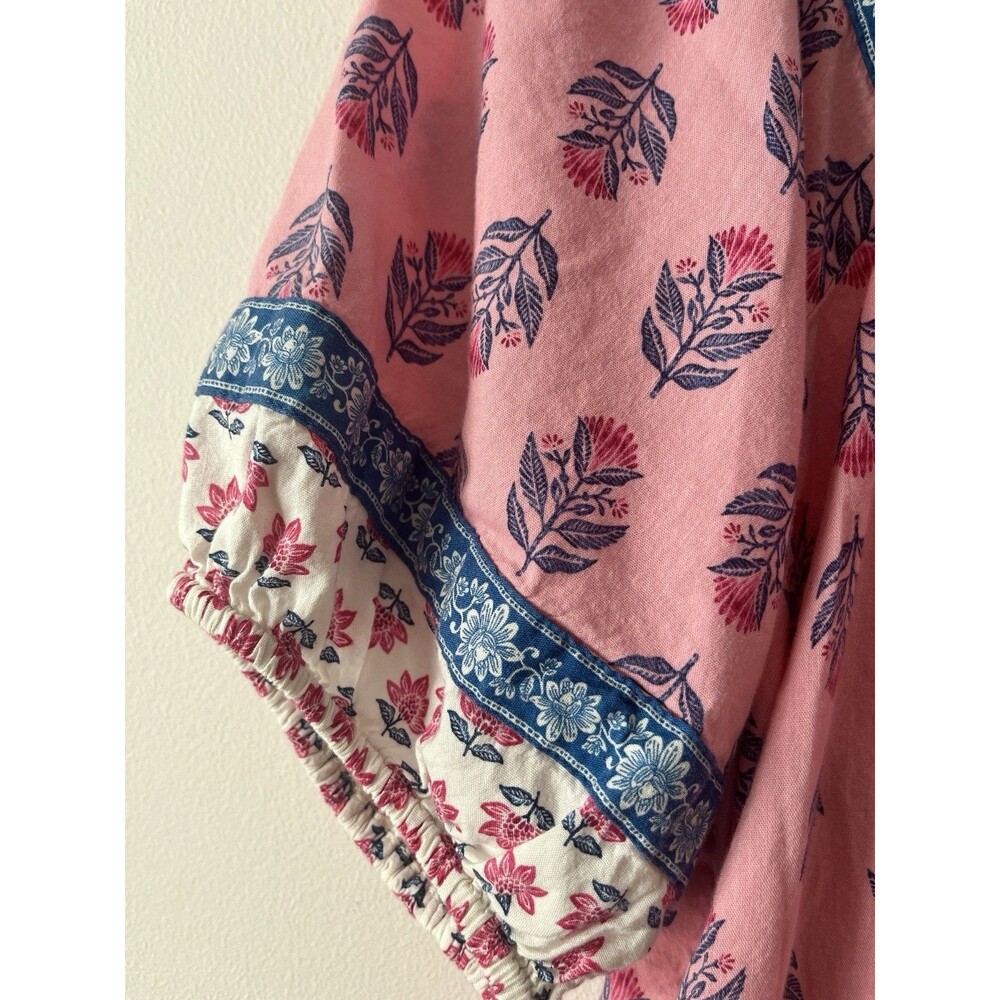 Old Navy Pink Boho Tunic Dress Top block print Small - Picture 4 of 10